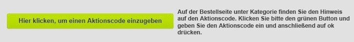 Aktionscode Aktionscode